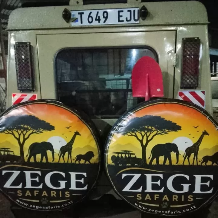 Zege Safaris Land Cruiser rear view
